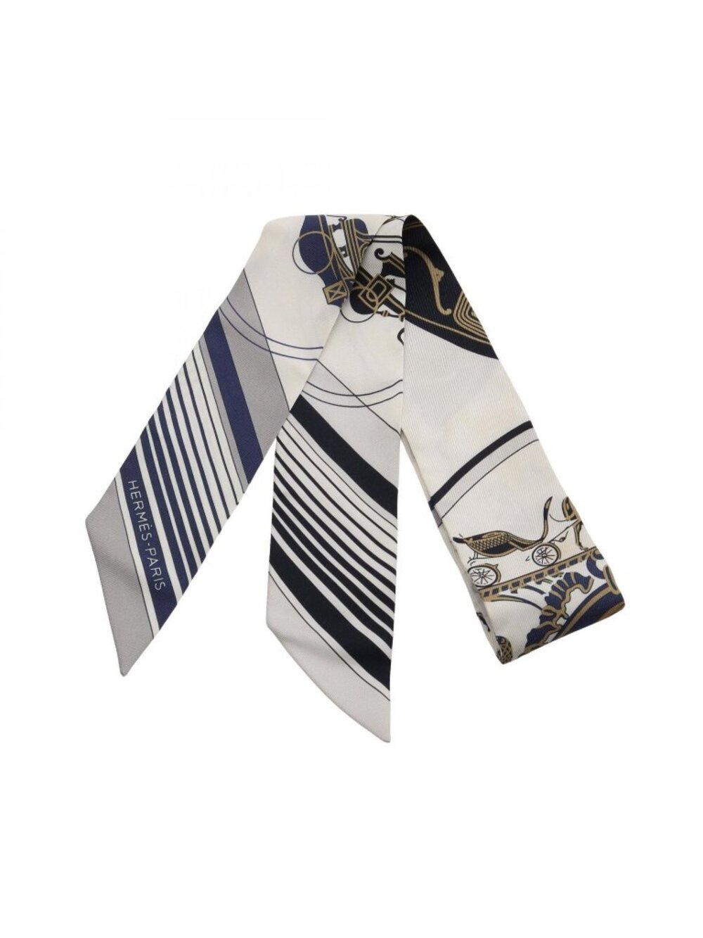 Hermes Scarf Twill Ex Libris Silk
